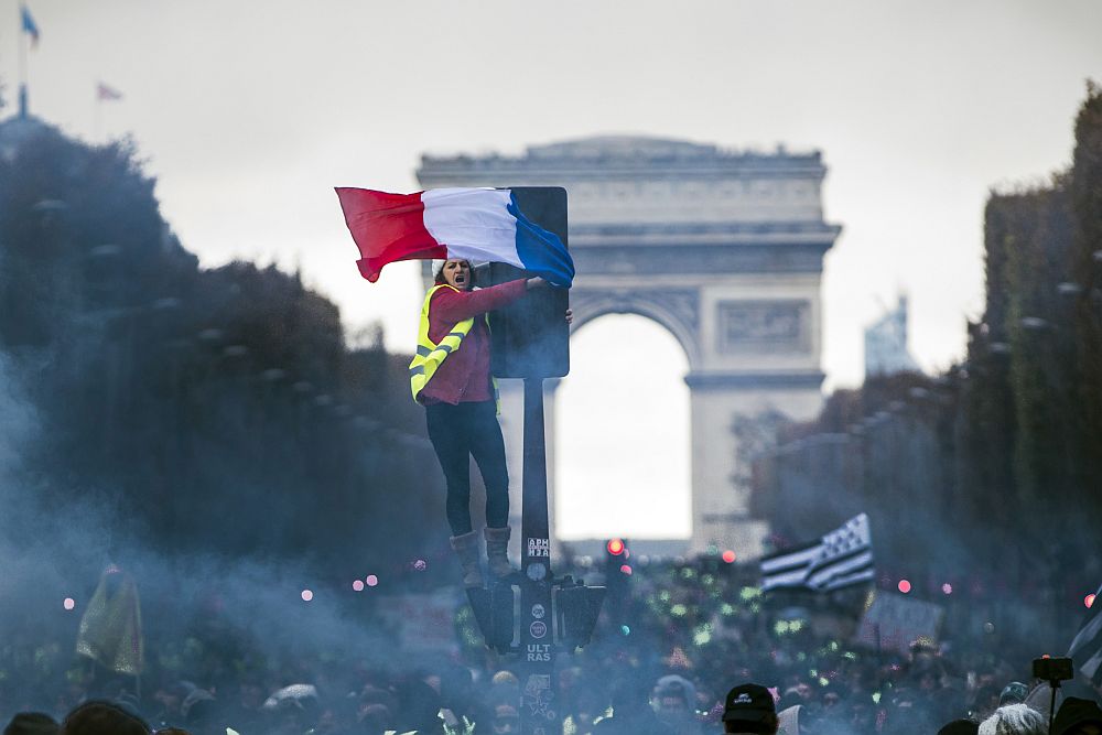 Протест в Париж
