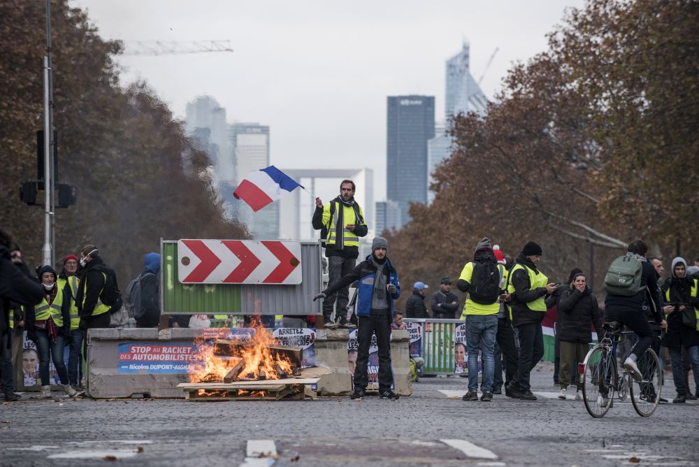 Протест в Париж