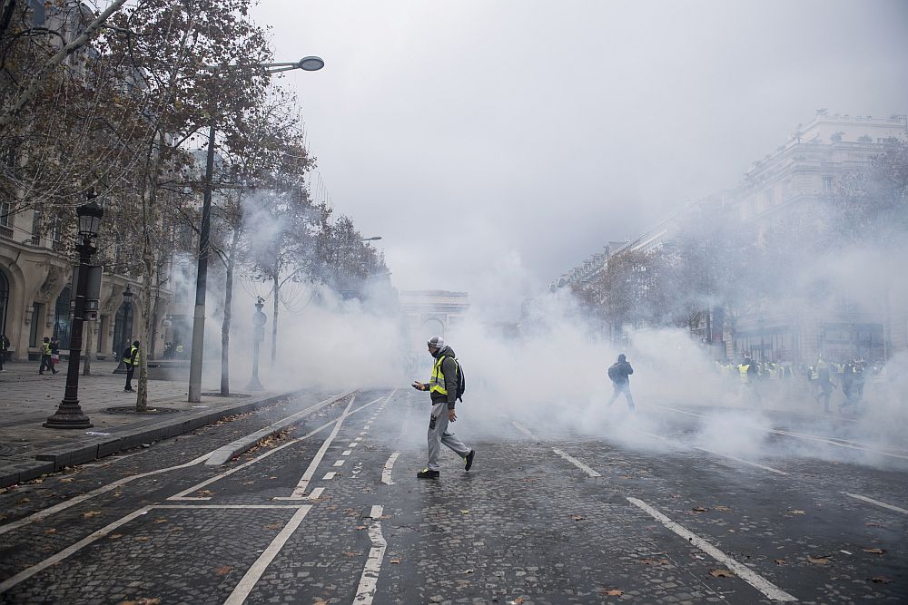 Протест в Париж