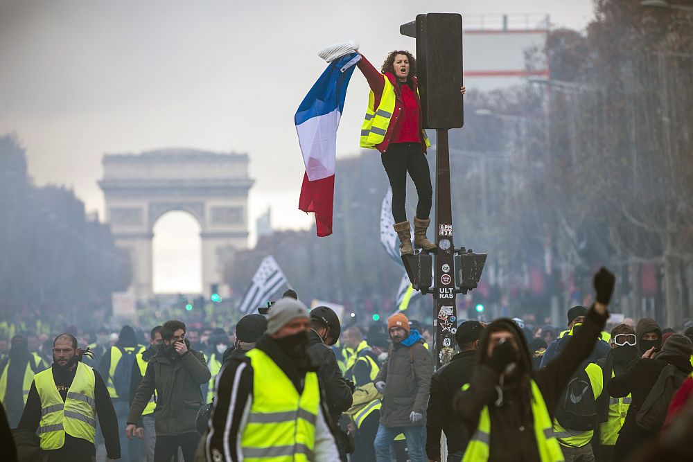 Протест в Париж