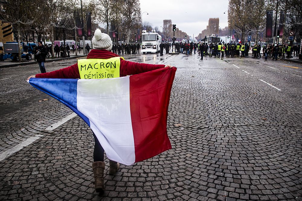 Протест в Париж