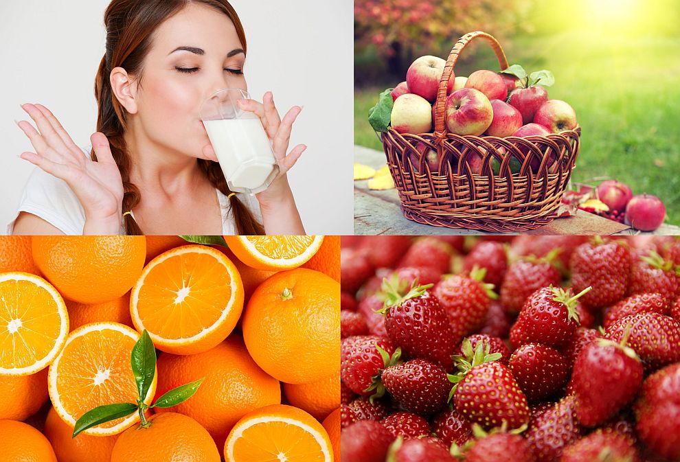 Млечните продукти, ябълките, портокалите и ягодите са само част от най-полезните храни за мозъка