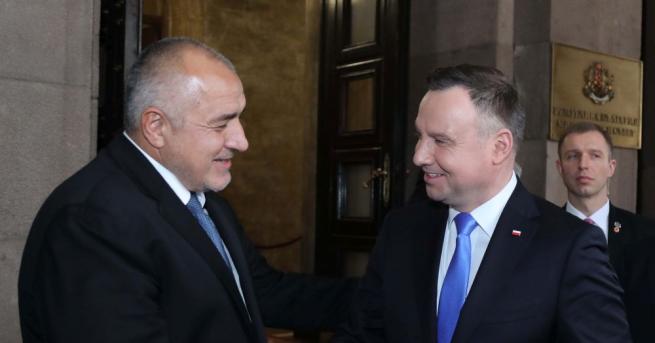 Министър председателят Бойко Борисов се срещна с полския държавен глава Анджей