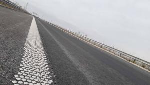 Магистрала път маркировка
