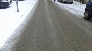 зима път добрич