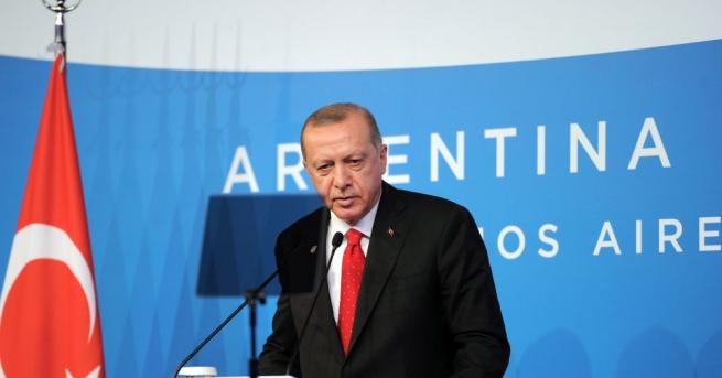 Турският президент Реджеп Тайип Ердоган заяви вчера, че убийството на