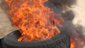 запалени гуми