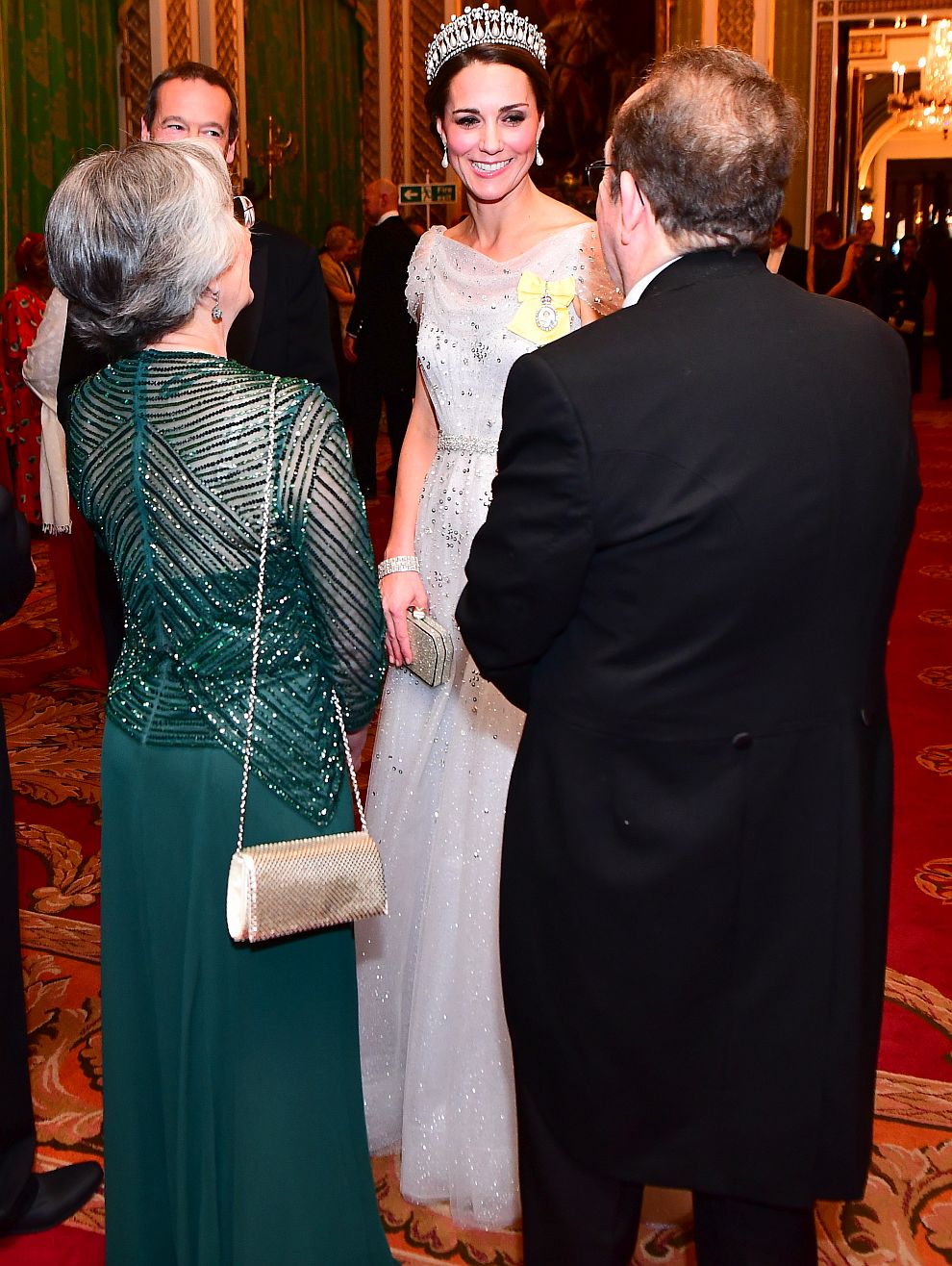 Херцогиня Катрин на прием в Бъкингамския дворец