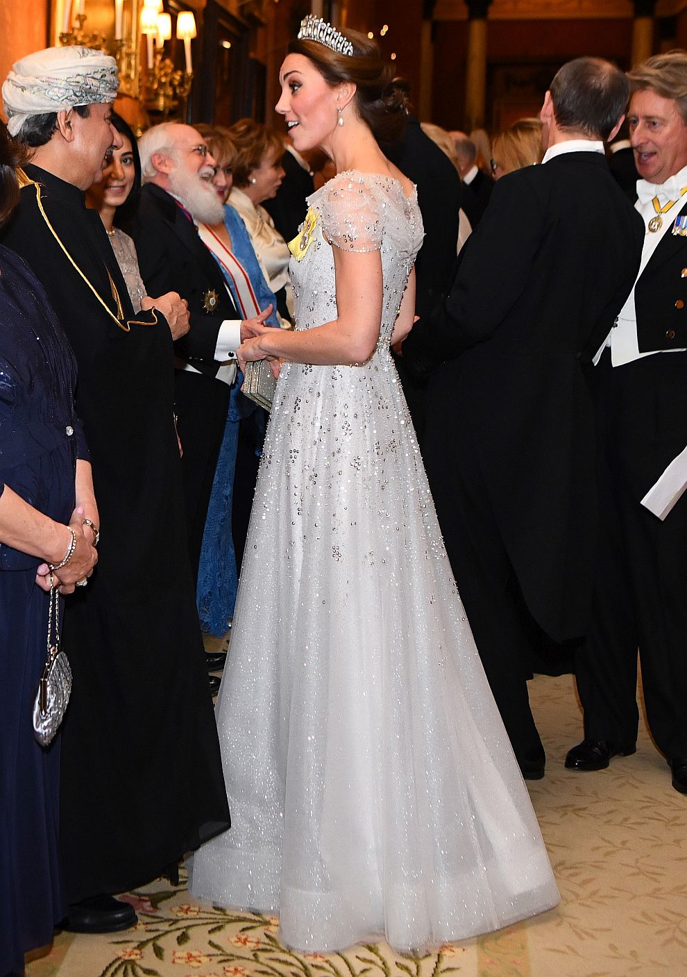 Херцогиня Катрин на прием в Бъкингамския дворец