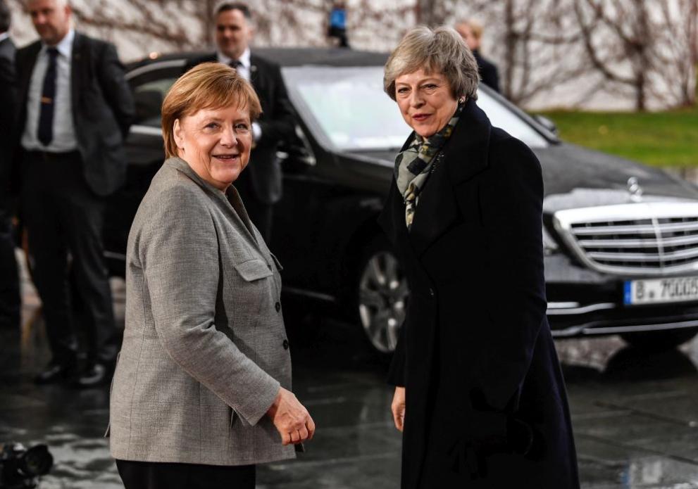 Германският канцлер Ангела Меркел и британският премиер Тереза Мей