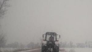 зима сняг време