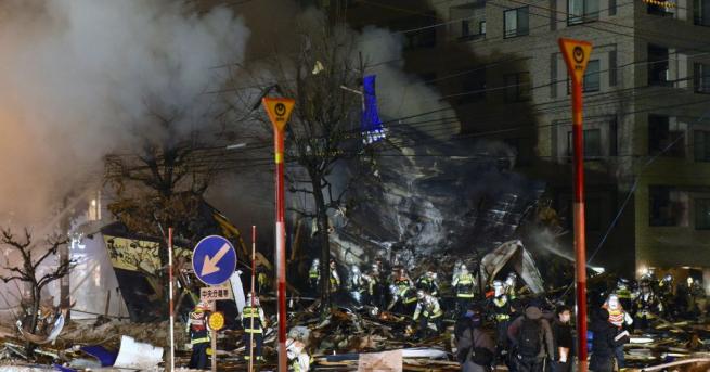 Мощната експлозия в традиционен бар в Северна Япония, при която