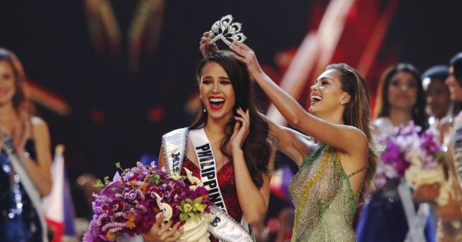 Мис Филипини 24 годишната Катриона Грей бе коронована за Мис