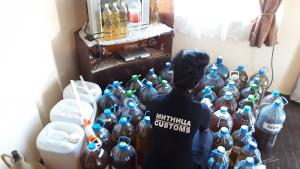 нелегален алкохол митница Лом