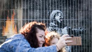 Банкси графит