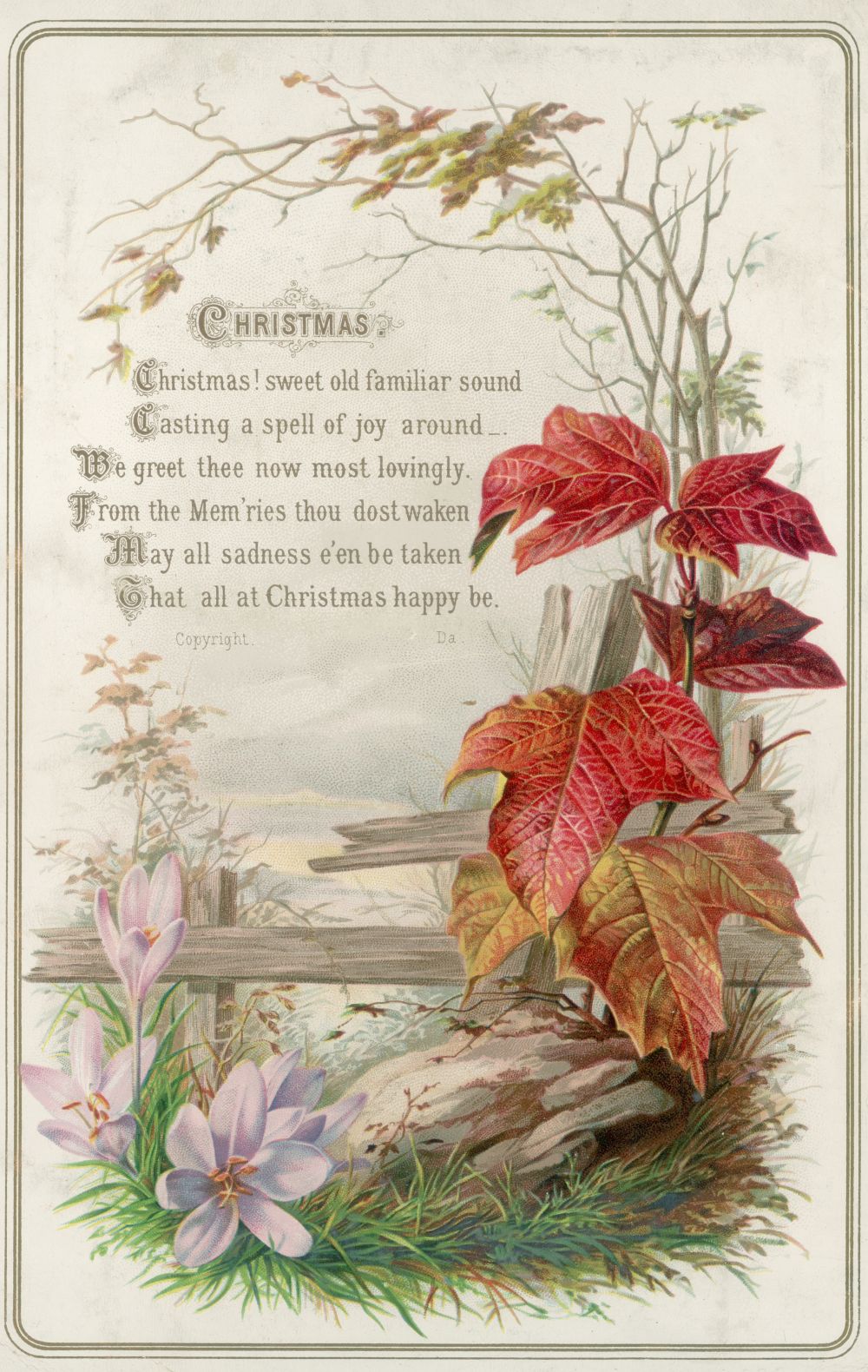 Дългата история на коледната картичка