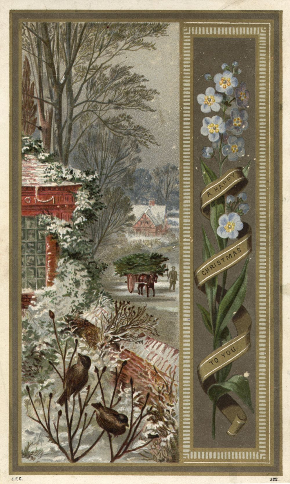 Дългата история на коледната картичка