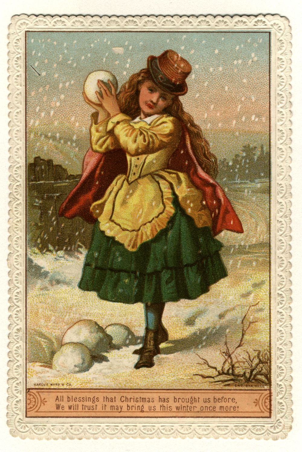 Дългата история на коледната картичка