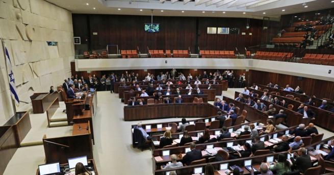 Израелският парламент направи още една крачка към нови избори, предаде