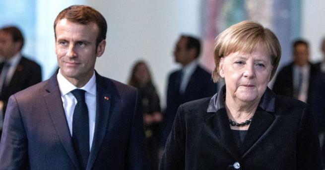 Германският канцлер Ангела Меркел и френският президент Еманюел Макрон призоваха