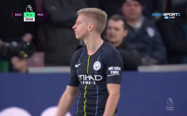 Кошмарна грешка на Сити, а Саутхемптън изравни