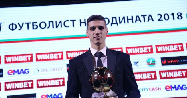 Футболистът на ЦСКА Кирил Десподов е големият победител в анкетата