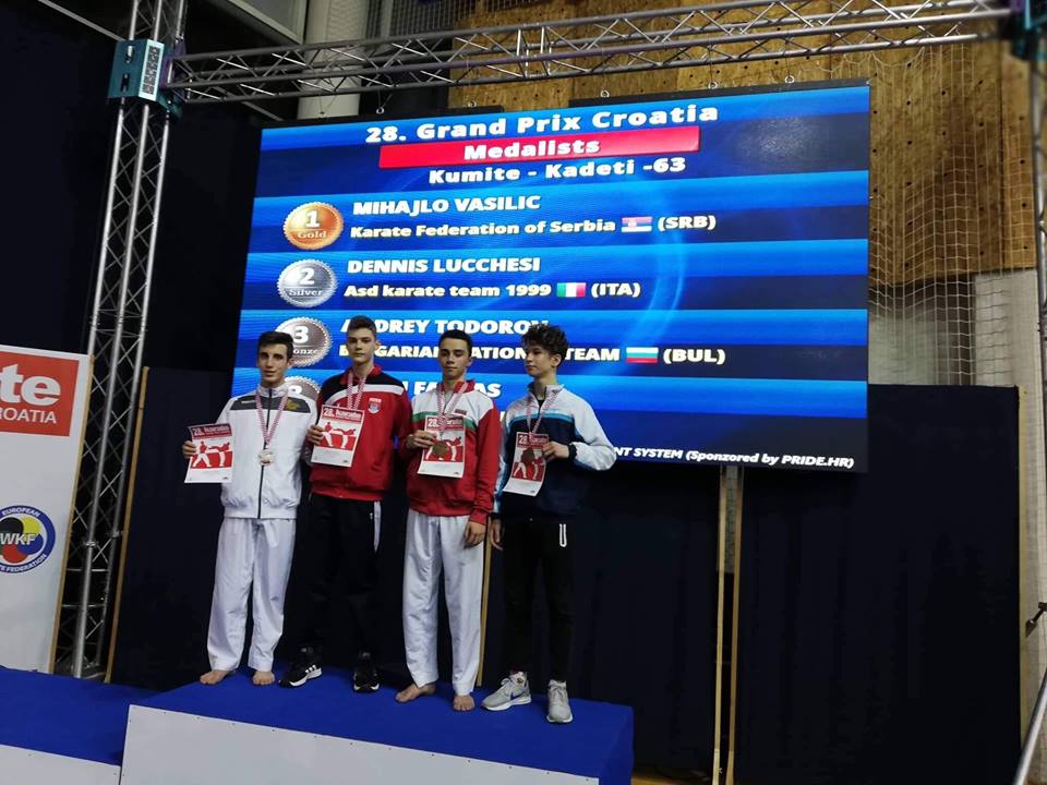 Андрей Тодоров спечели бронзов медал от силния международен турнир 28 Grand prix Croatia