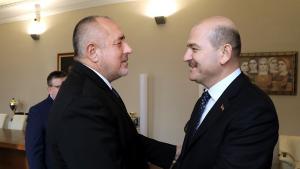 Премиерът Бойко Борисов и министърът на вътрешните работи на Турция