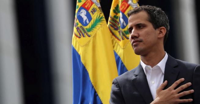 Председателят на венецуелския парламент Хуан Гуайдо, който се самопровъзгласи за
