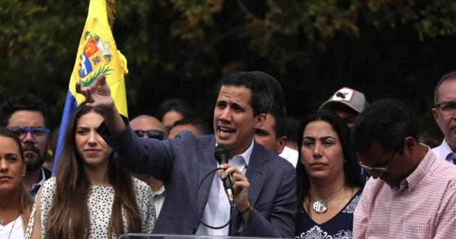 Лидерът на венецуелската опозиция Хуан Гуайдо благодари на испанския премиер