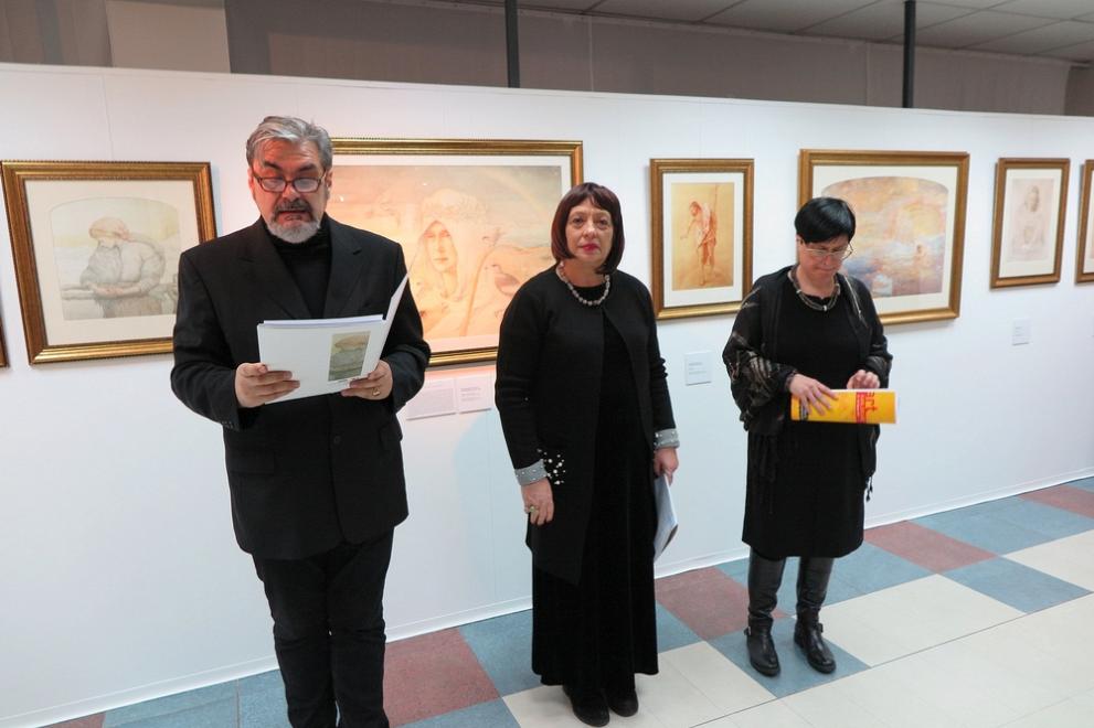 Откриване на изложбата на Борис георгиев в Берлин