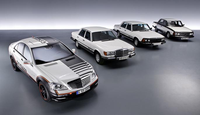  Предишните ISF модели на Mercedes, всеки от които представящ за пръв път различни технологични решения.