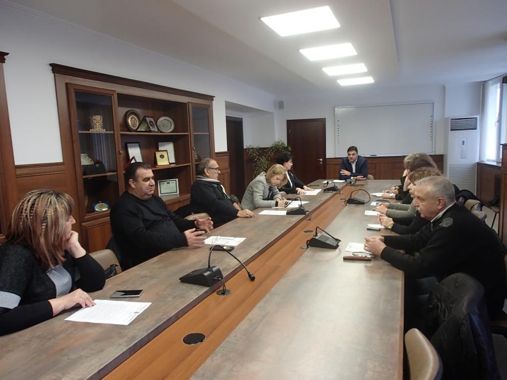 Димитровград, Работна среща с директорите на училища