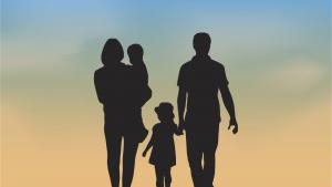 семейство сянка майка татко деца