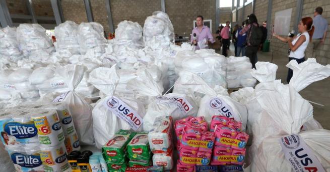 Първата партида хуманитарна помощ за жителите на Венецуела беше доставена