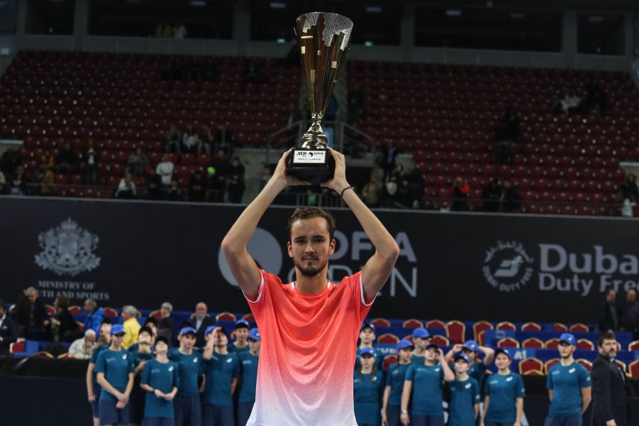 Награждаването след финала на Sofia Open 20191