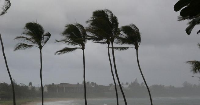 Силна буря връхлетяла Хавай прекъсна електрозахранването изпочупи клони наводни крайбрежни