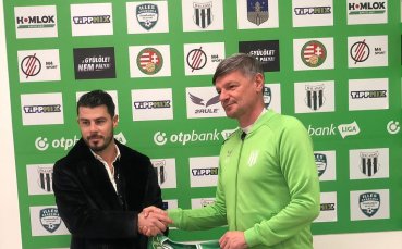 Българският национал Галин Иванов успя да се разпише за унгарския