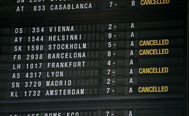 Всички полети от и за Белгия са спрени