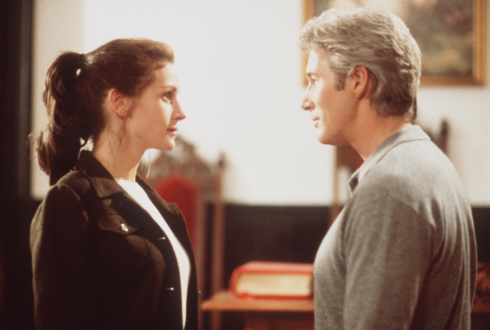 Джулия Робъртс и Ричард Гиър в „Булката беглец“ (1999) 