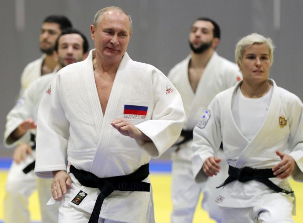 Владимир Путин джудо