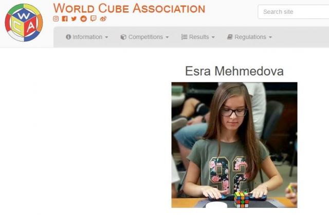Деветокласничка от Разград подобри два национални рекорда за редене на Рубик куб