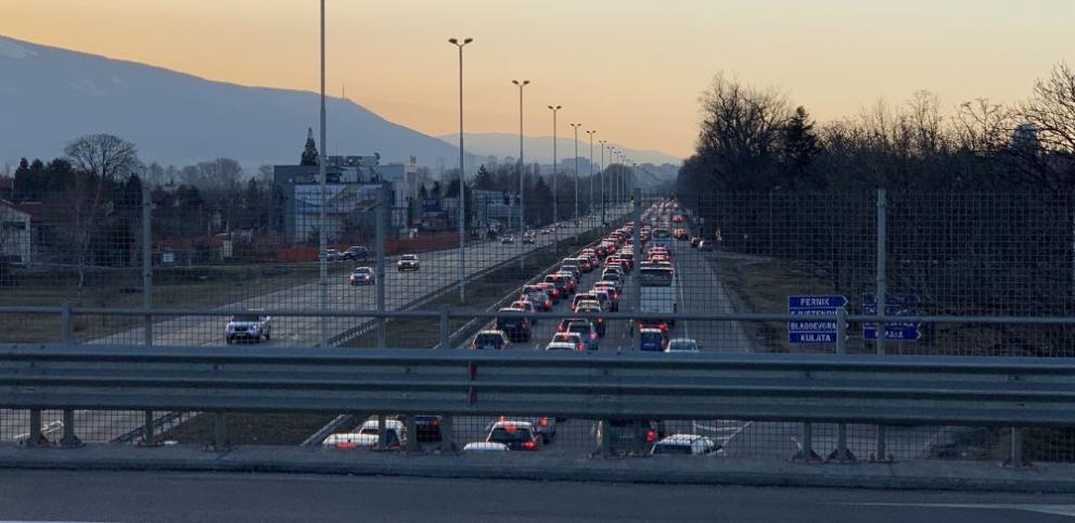  Цариградско шосе митинг запушване 