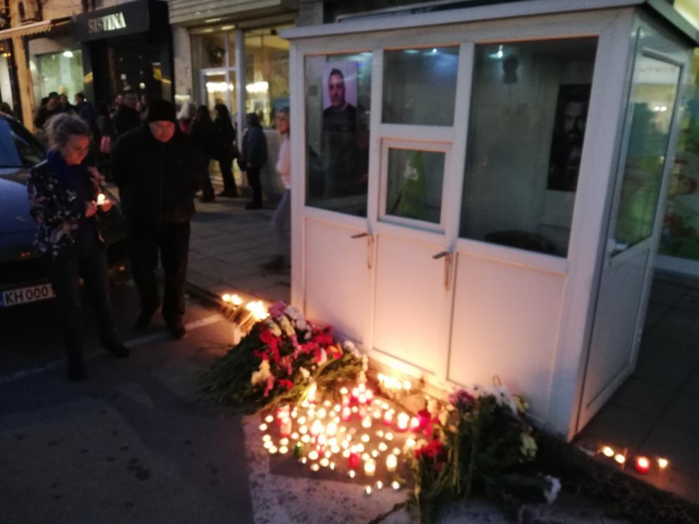  Бдение и шествие в памет на убития Валери Дъбов в Кюстендил 