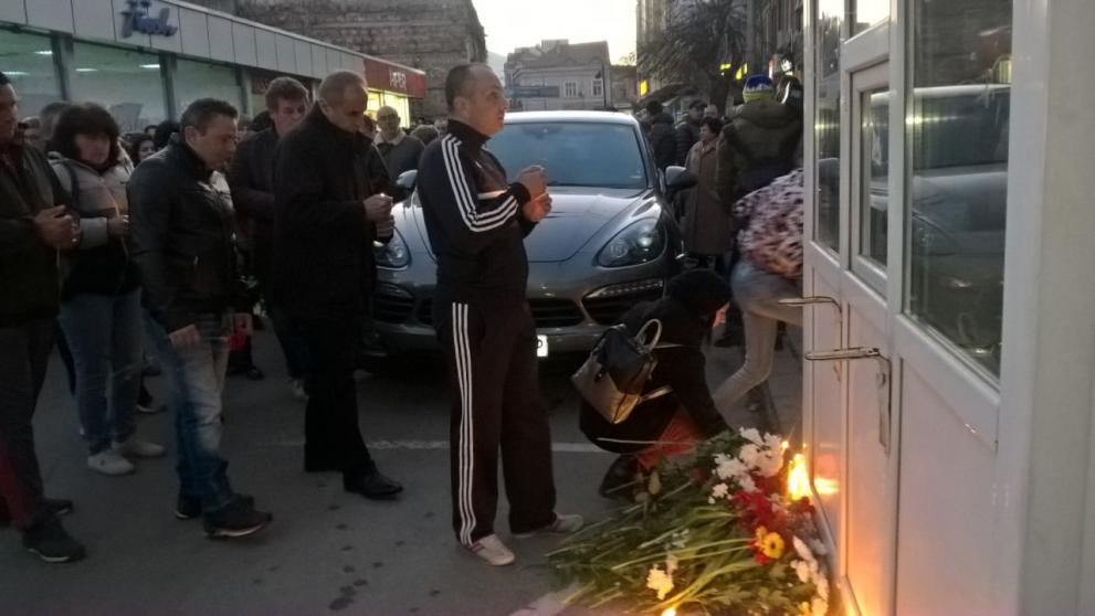  Бдение и шествие в памет на убития Валери Дъбов в Кюстендил 