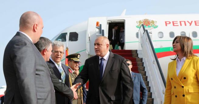 Министър председателят Бойко Борисов пристигна в Шарм Ел Шейх за участие в