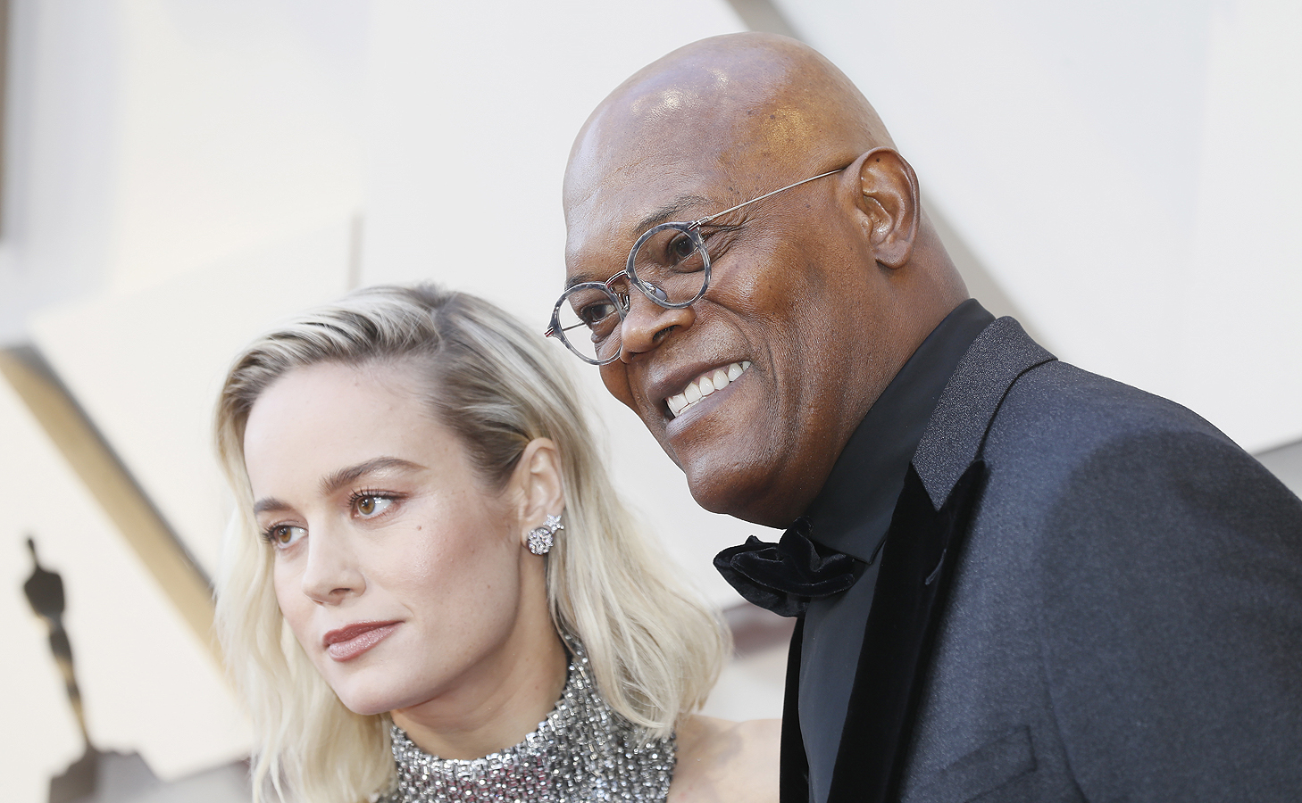 Brie Larson и Samuel L. Jackson