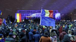 Румъния протест
