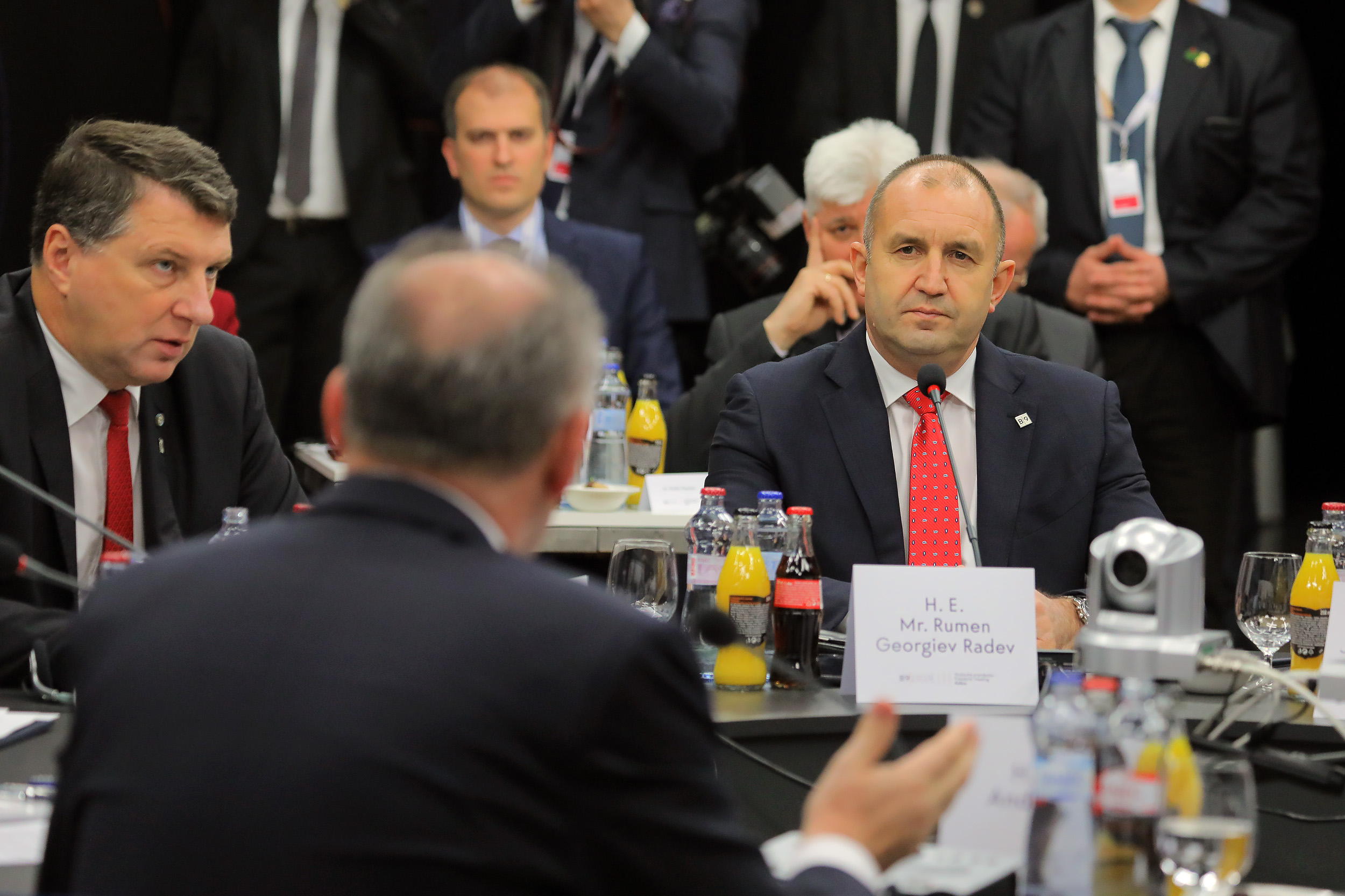 Румен Радев в срещата на високо равнище във формат Б9, която се провежда в словашкия град Кошице