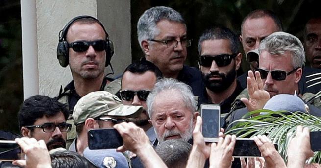 Бившият бразилски президент Луис Инасио Лула да Силва бе пуснат